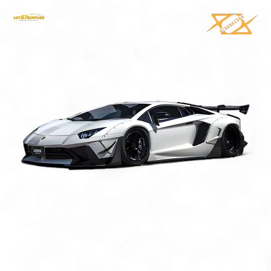 (Pre-Order) 404error LBWK Aventador 2.0 - White 1:64