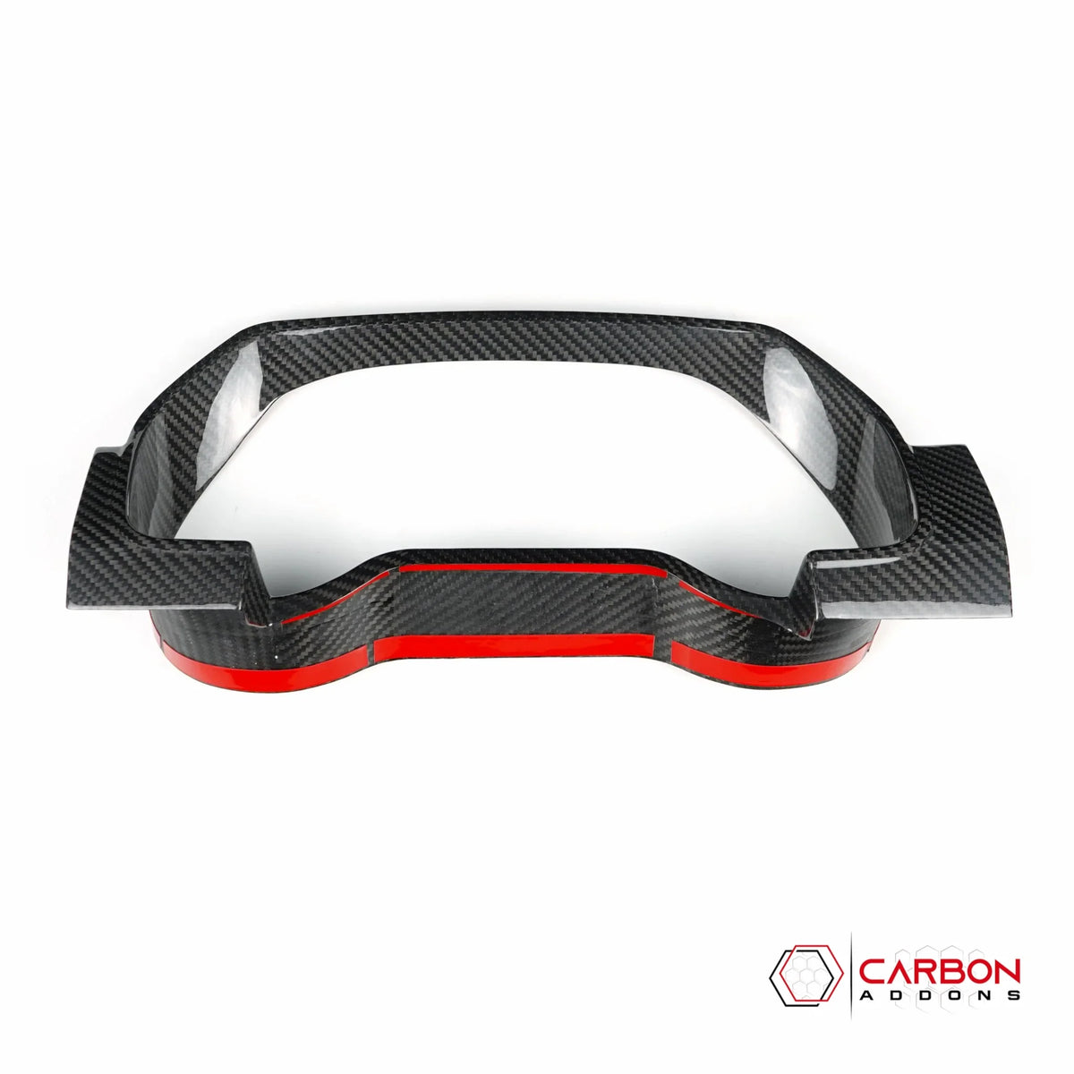 Real Carbon Fiber Gauge Cluster Trim Cover for 2021-2023 Ford F-150