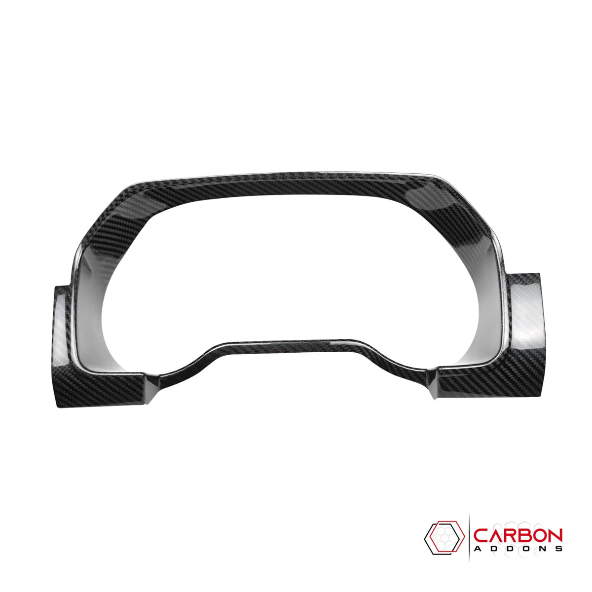 Real Carbon Fiber Gauge Cluster Trim Cover for 2021-2023 Ford F-150