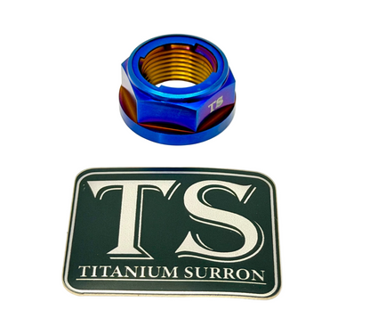 Titanium Rear Axle Nut - E-Moto
