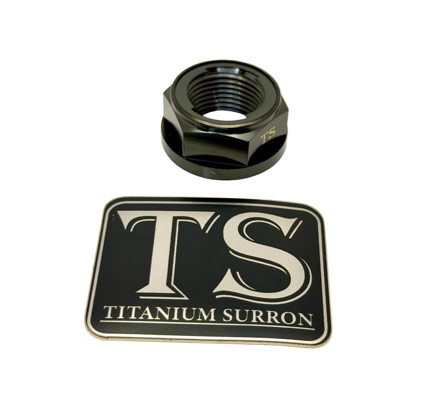 Titanium Rear Axle Nut - E-Moto