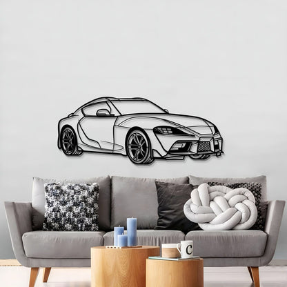 Supra MK5 Perspective Metal Car Wall Art  - MT1137