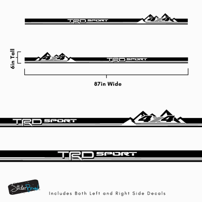 TRD Tacoma Side Rocker Panel Decal. #6790