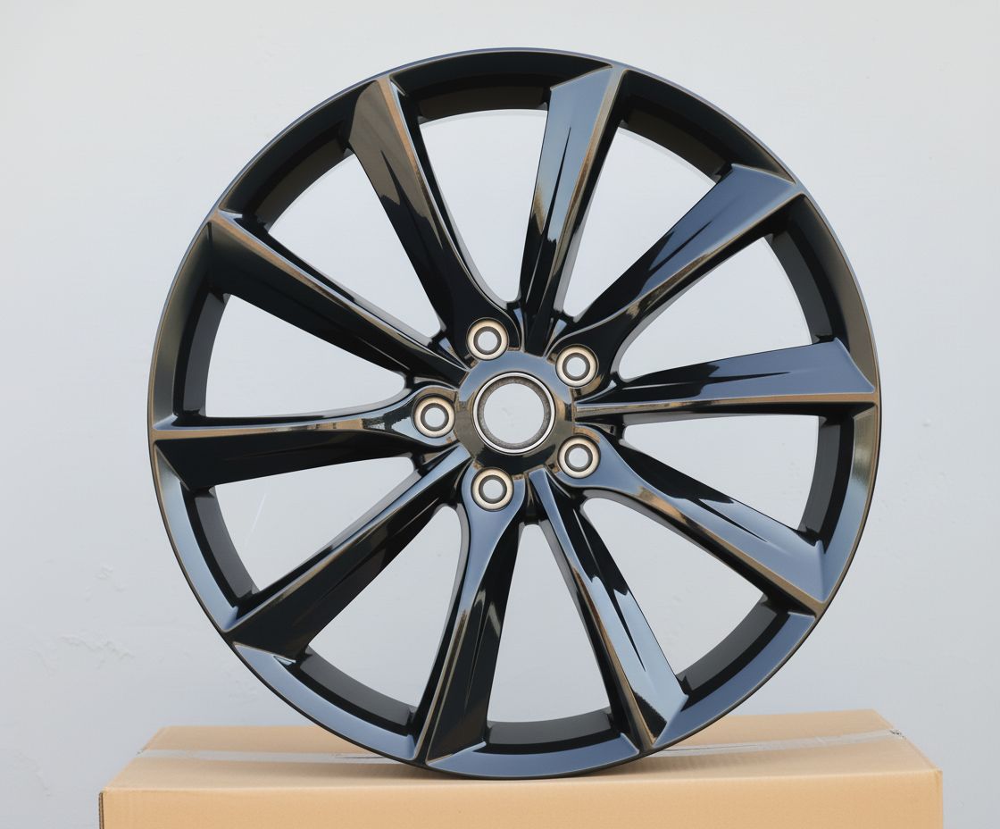 TS1 22x9 5x120 +35 64.1 Gloss Black