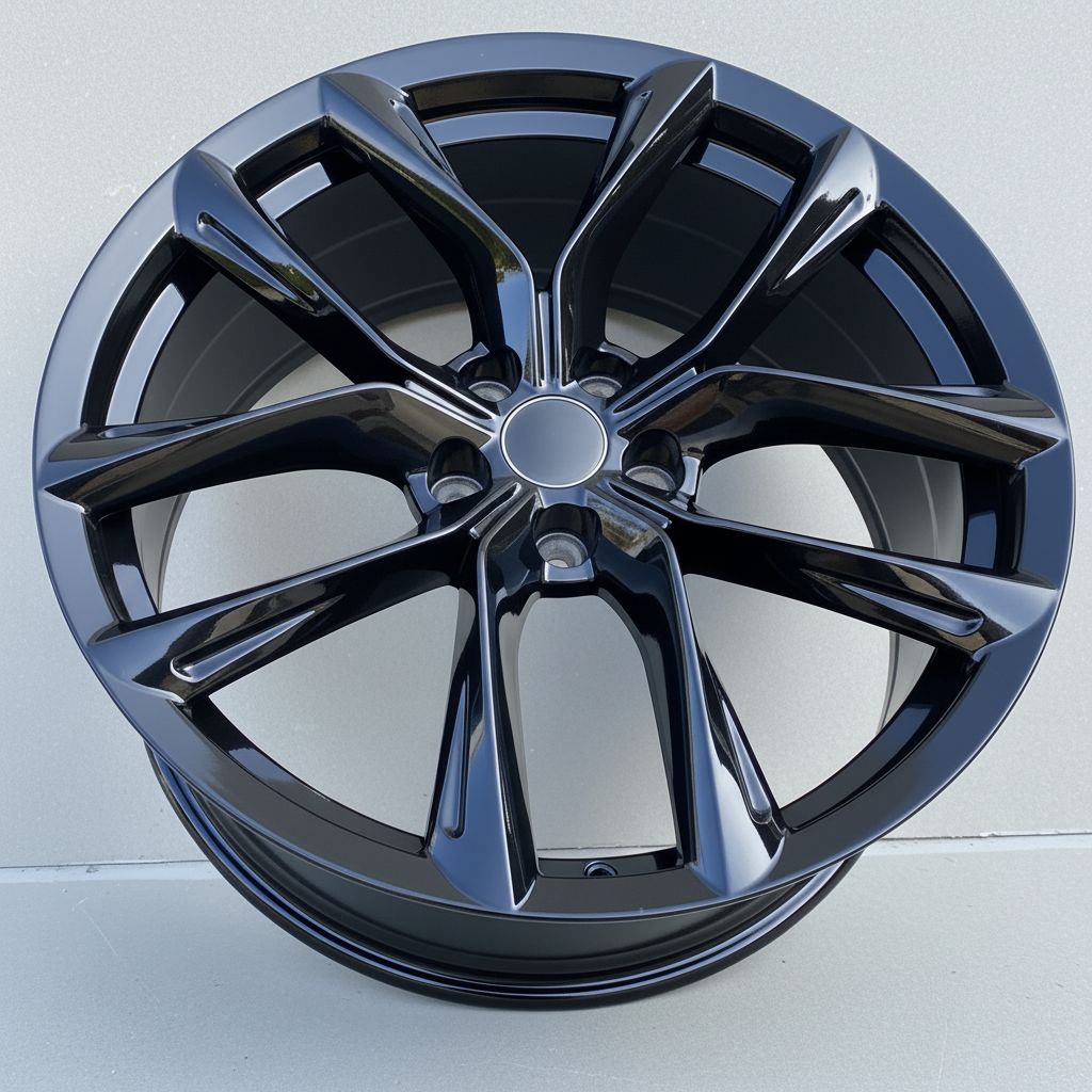TS2 18x8.5 5x114.3 +35 64.1 Gloss Black