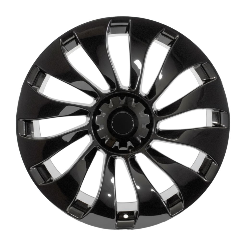 TS4 19x8.5 5x114.3 +35 64.1 Gloss Black