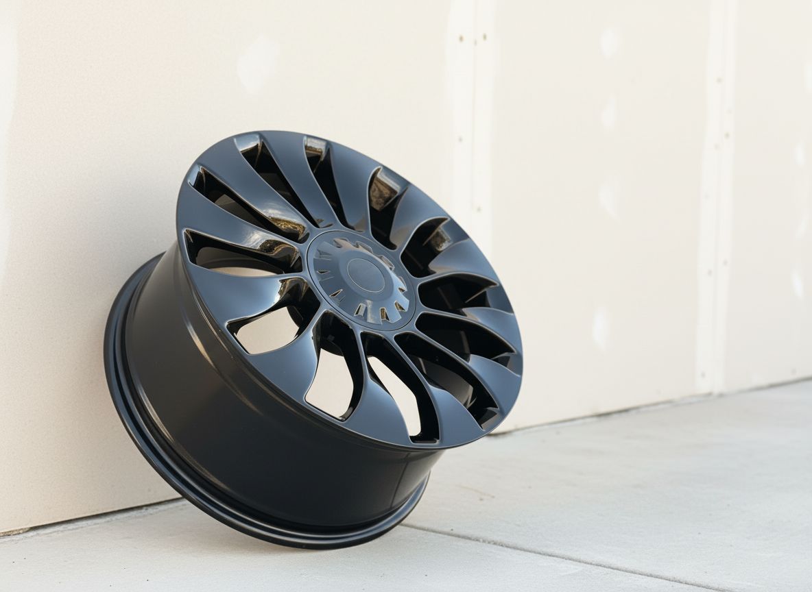 TS4 19x8.5 5x114.3 +35 64.1 Gloss Black