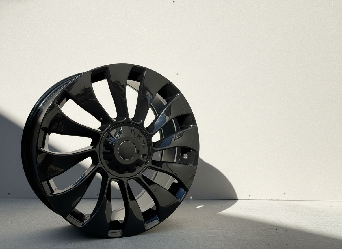 TS4 19x8.5 5x114.3 +35 64.1 Gloss Black