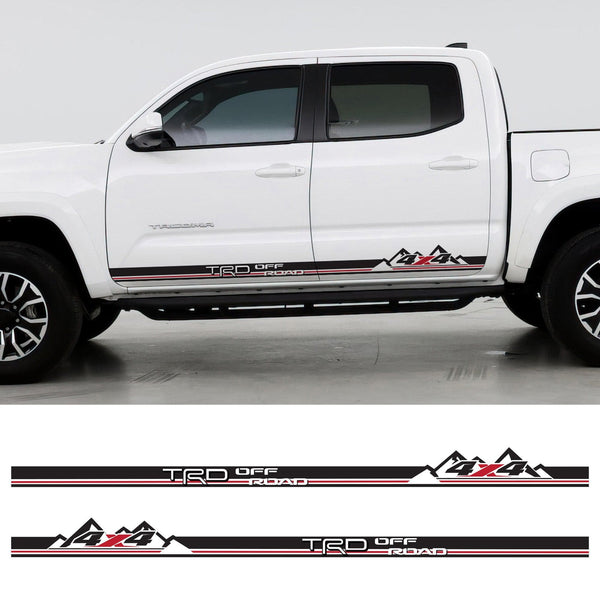 TRD Tacoma Side Rocker Panel Decal. #6790 – Martin Metalwork LLC