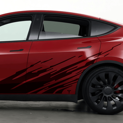 Tesla Graphic Decal. Digital Splash Design. #6793