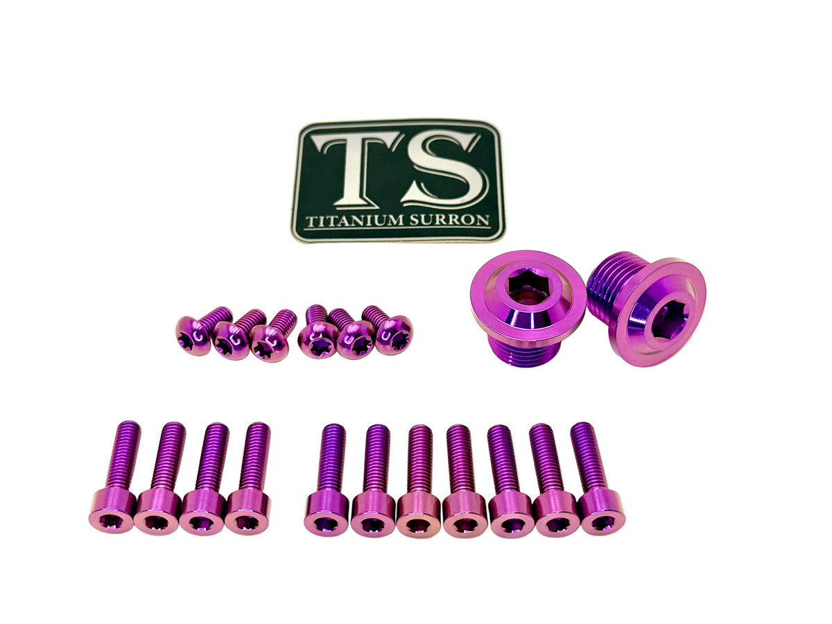 Titanium Surron KKE OEM Fork Bolt Kits
