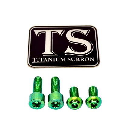 Titanium Controller Mount Bolts for E-moto