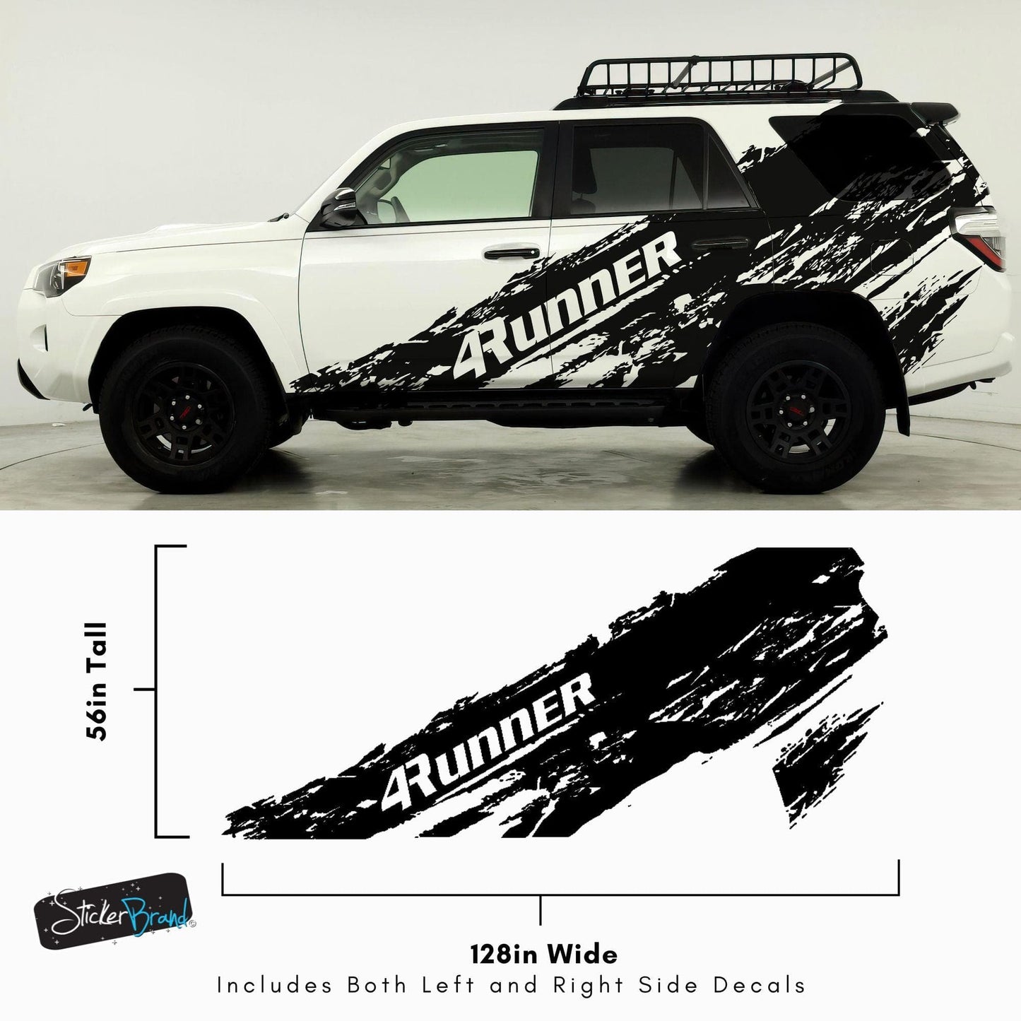 4Runner Mud Splash Graphic Decal. #6810
