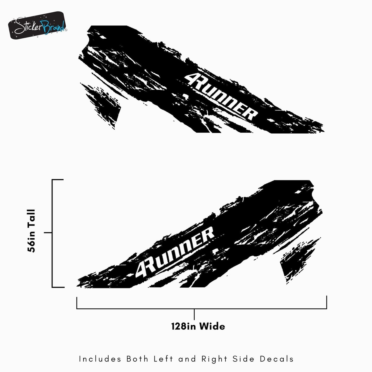 4Runner Mud Splash Graphic Decal. #6810