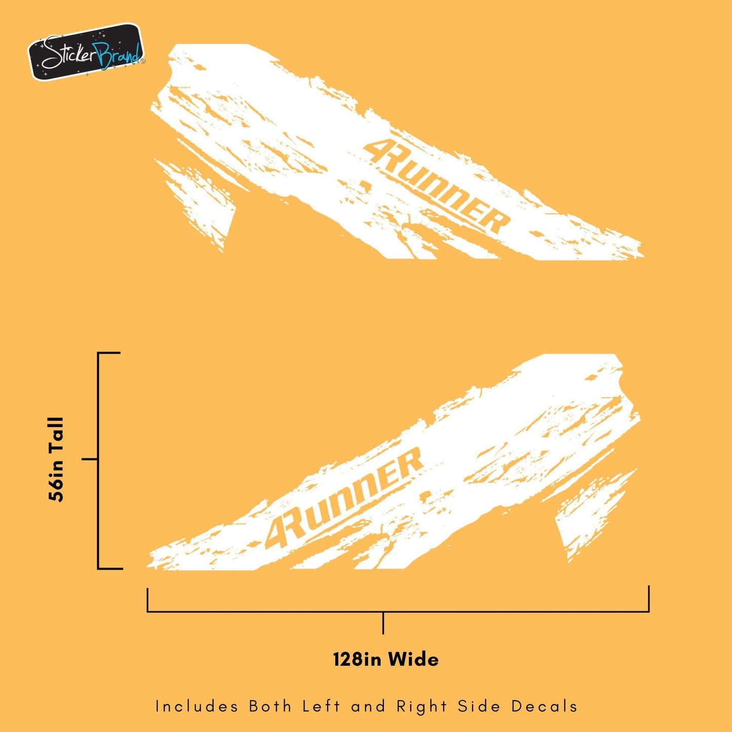 4Runner Mud Splash Graphic Decal. #6810