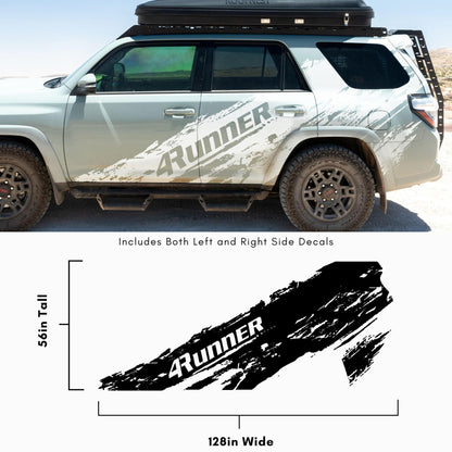4Runner Mud Splash Graphic Decal. #6810