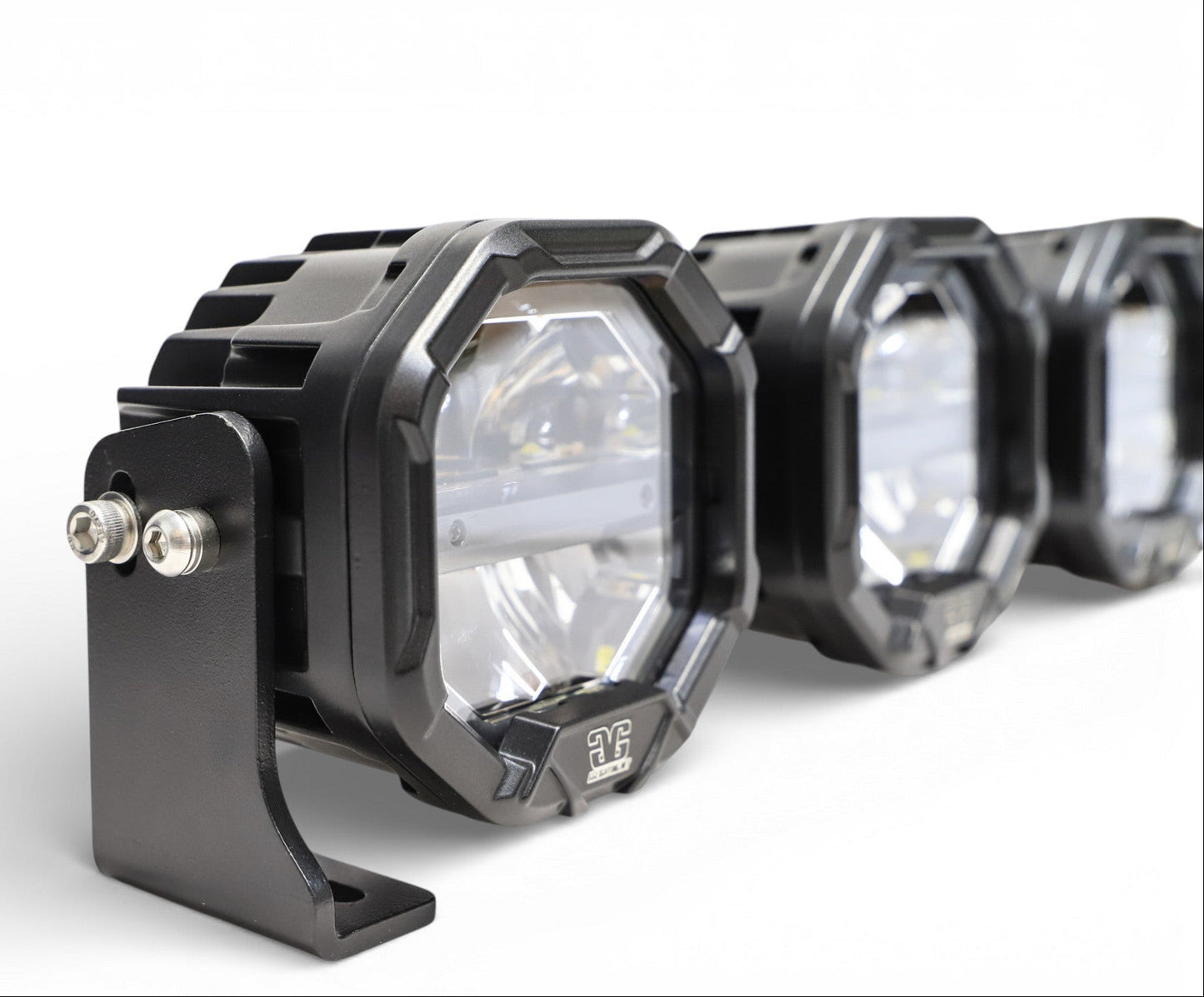 7 Light U-Con Interlocking Off Road LED Pod With Amber or White DRL Running Light