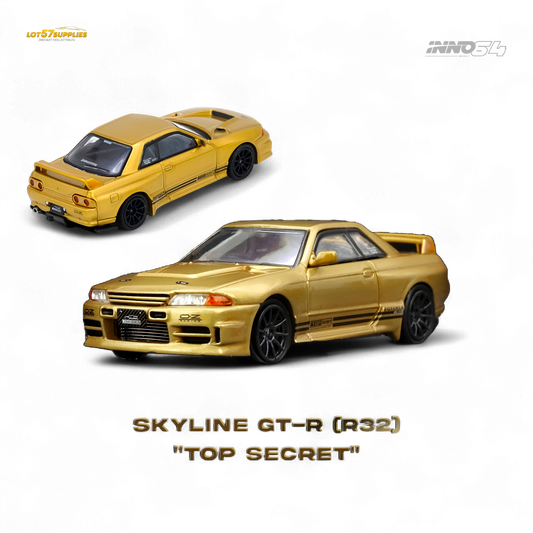 (Pre-Order) INNO64 TOP SECRET BNR32 GT-R - 650R Gold 1:64