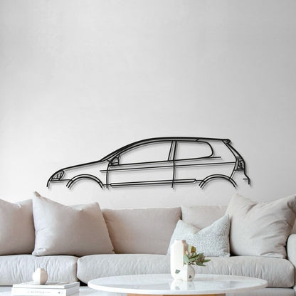 Golf 5 Classic Metal Car Wall Art - MT0986