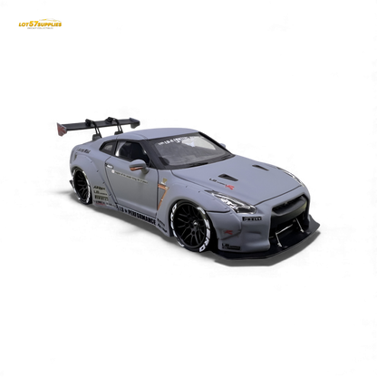 Error404 LB-Works Nissan Skyline GT-R R35 Fighter Grey Limited to 299 Pcs 1:64