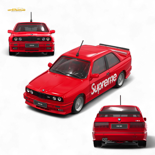 Original Model E30 Supreme Livery - S u p r e m e 1:64