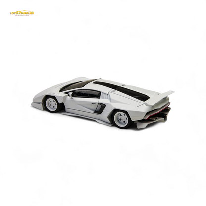 TimeMicro × PSC DESIGN 1/64 Countach V Ver. Mechanic PSC - White 1:64