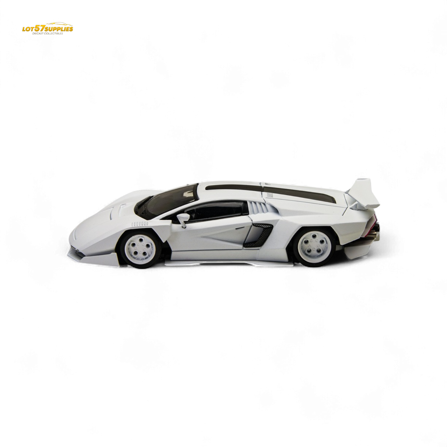 TimeMicro × PSC DESIGN 1/64 Countach V Ver. Mechanic PSC - White 1:64