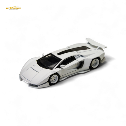 TimeMicro × PSC DESIGN 1/64 Countach V Ver. Mechanic PSC - White 1:64