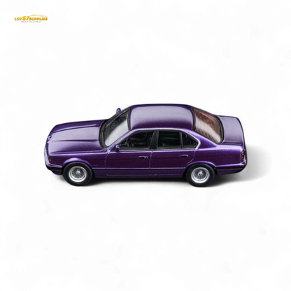 (Pre-Order) DCM BMW E34 5-Series Sedan - Daytona Roland Purple 1:64
