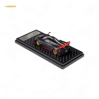 LCD Pagani Imola Matte Black Carbon 1:64