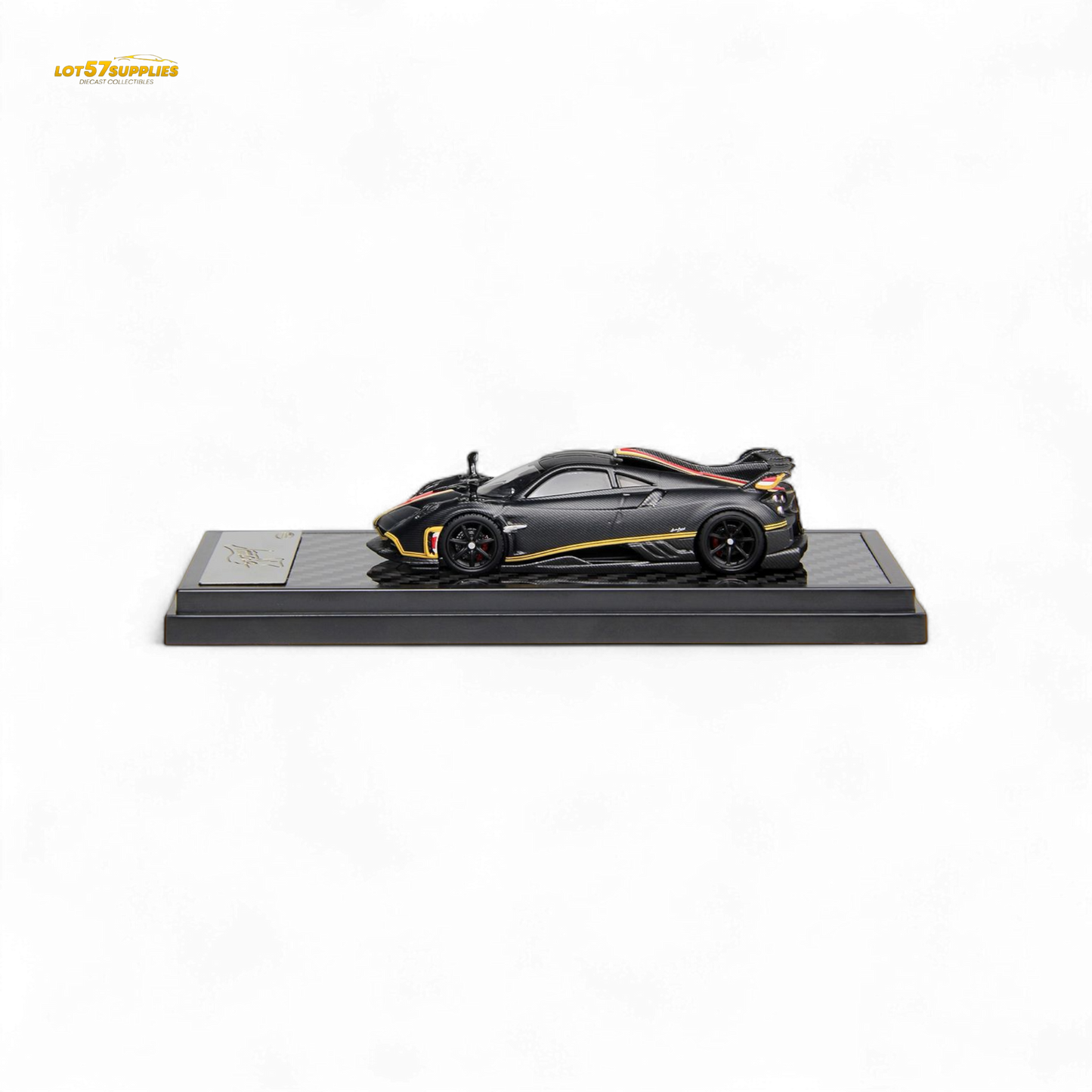 (Pre-Order) LCD Pagani Imola Matte Black Carbon 1:64