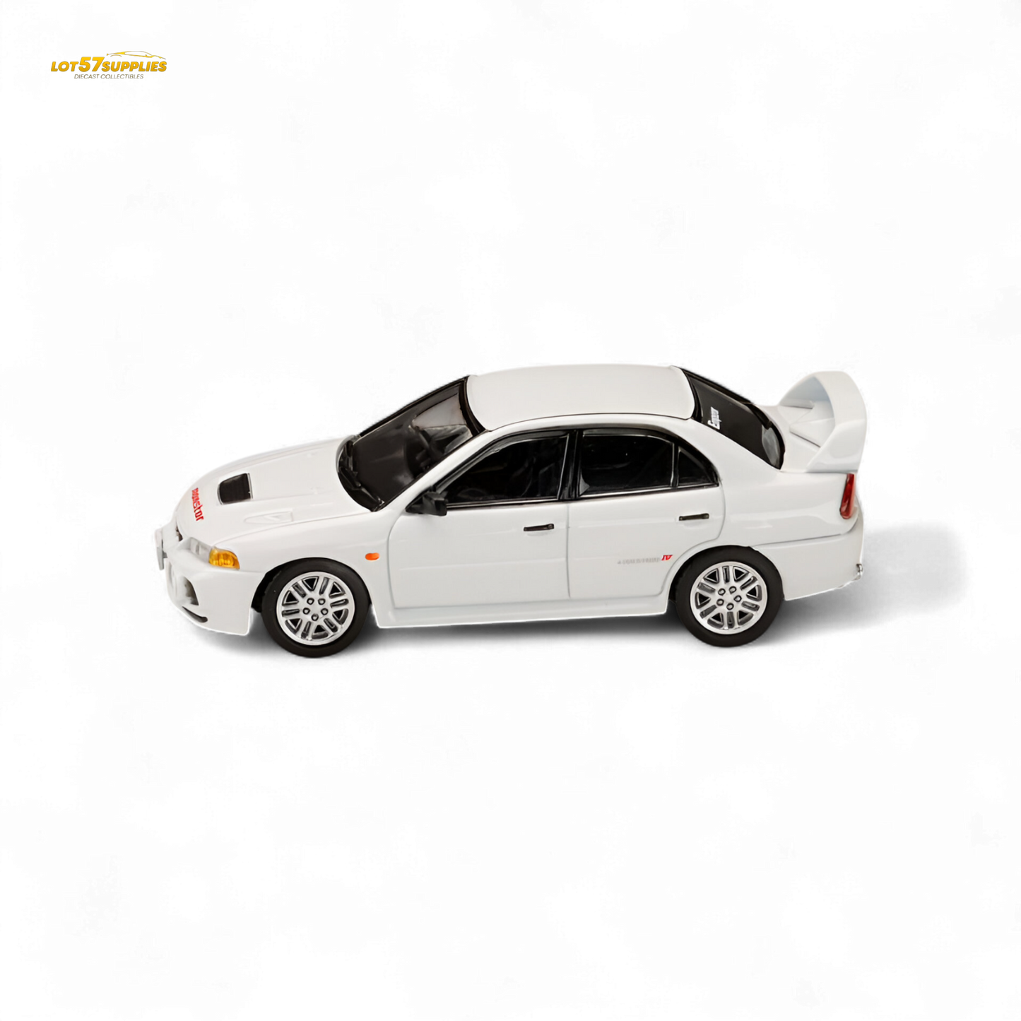 (Pre-Order) Hobby Japan Mitsubishi Lancer RS Evolution IV - White 1:64