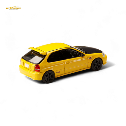 (Pre-Order) Hobby Japan Honda CIVIC (EK9) - Yellow 1:64