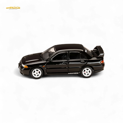 (Pre-Order) Hobby Japan Mitsubishi Lancer RS Evolution III - Black 1:64