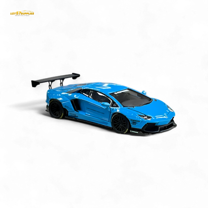 (Pre-Order) Pgm Lamborghini LP700-4 - BB Blue Luxury Version 1:64