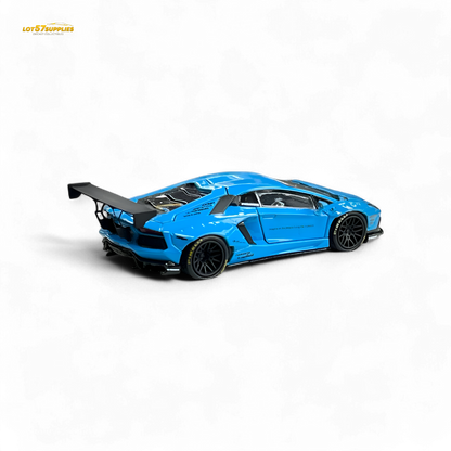 (Pre-Order) Pgm Lamborghini LP700-4 - BB Blue Luxury Version 1:64
