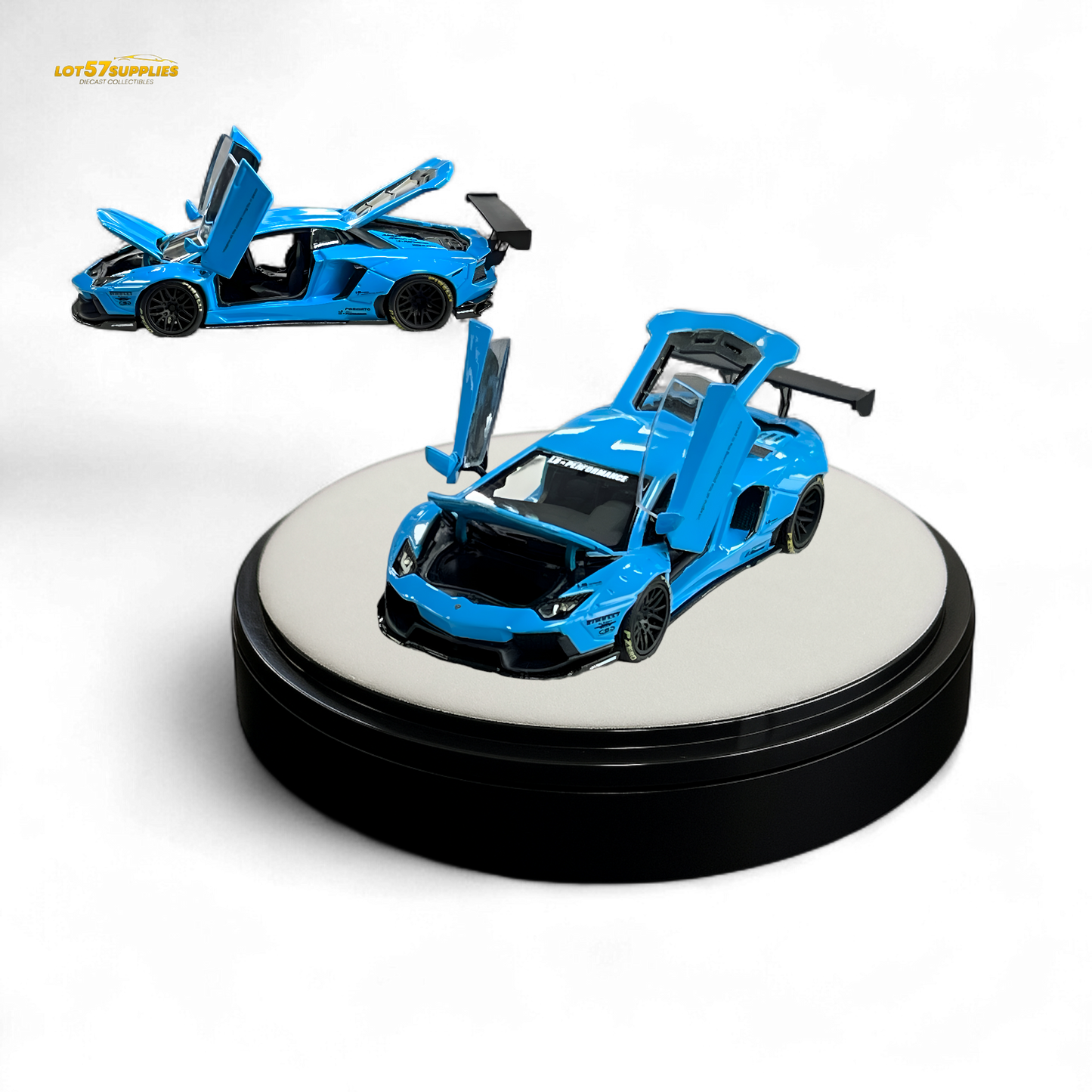 (Pre-Order) Pgm Lamborghini LP700-4 - BB Blue Luxury Version 1:64