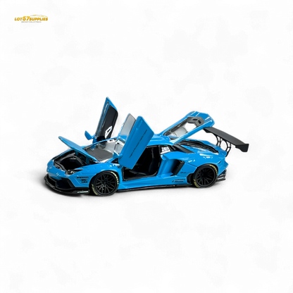 (Pre-Order) Pgm Lamborghini LP700-4 - BB Blue Luxury Version 1:64