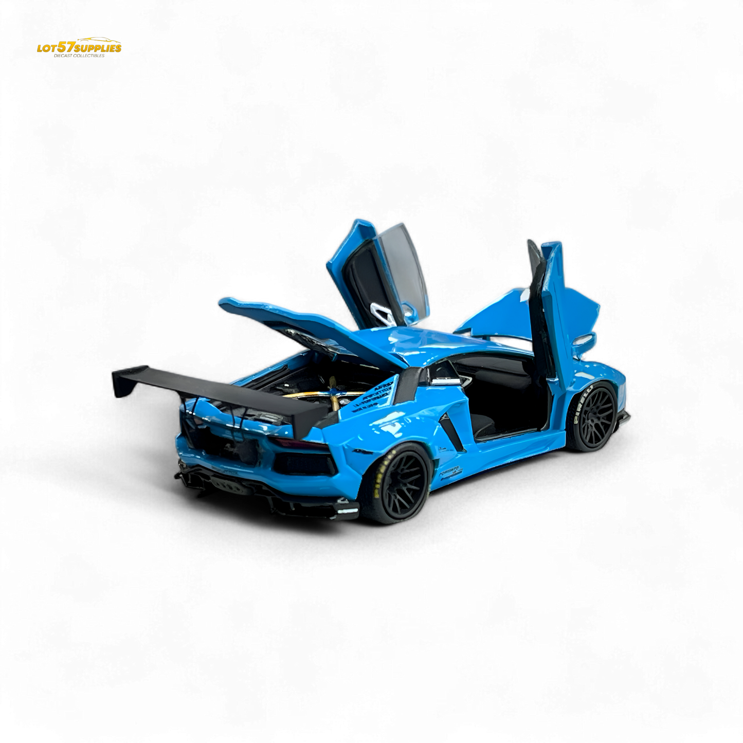 (Pre-Order) Pgm Lamborghini LP700-4 - BB Blue Luxury Version 1:64