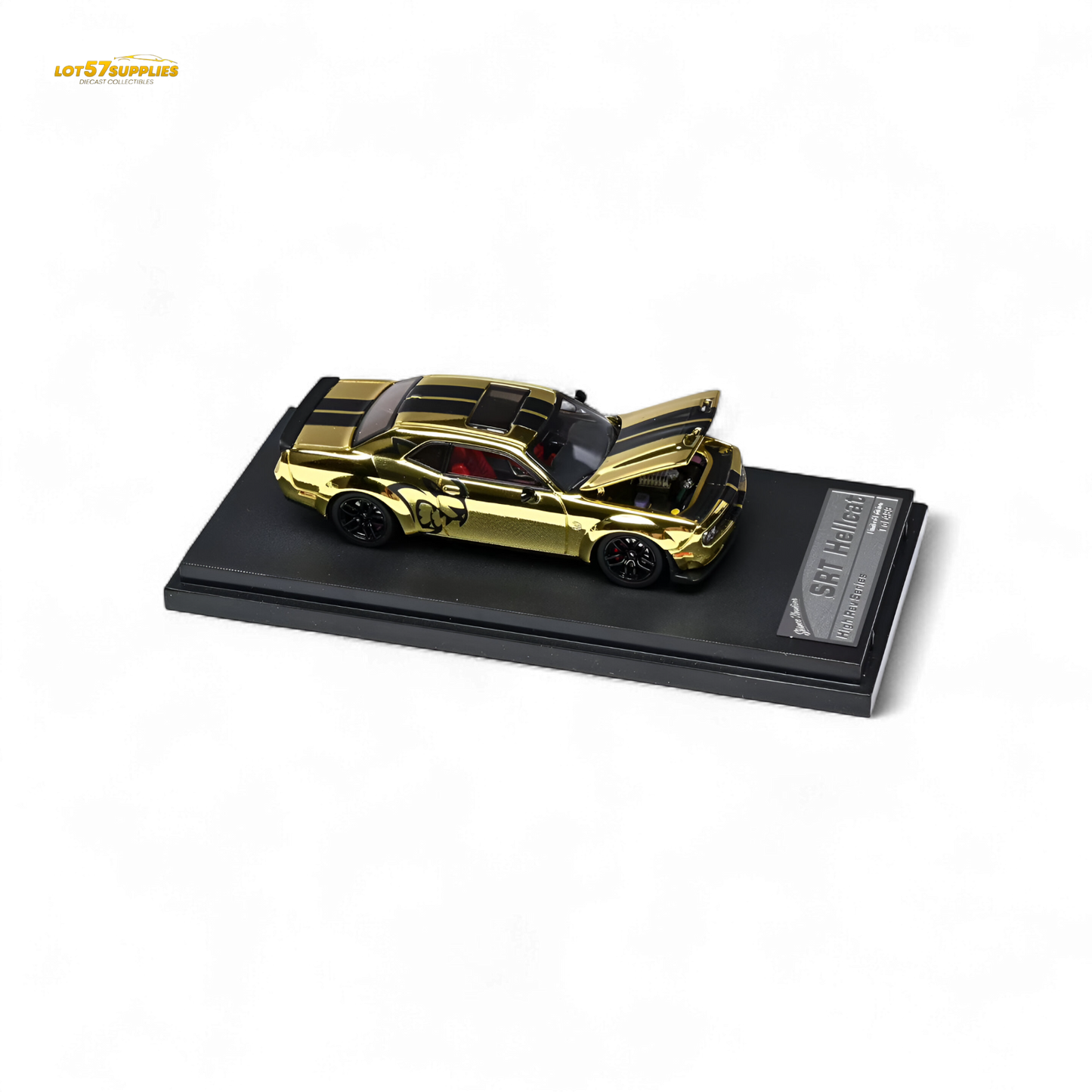 (Pre-Order) Stance Hunters Dodge Challenger SRT Hellcat Gold 1:64