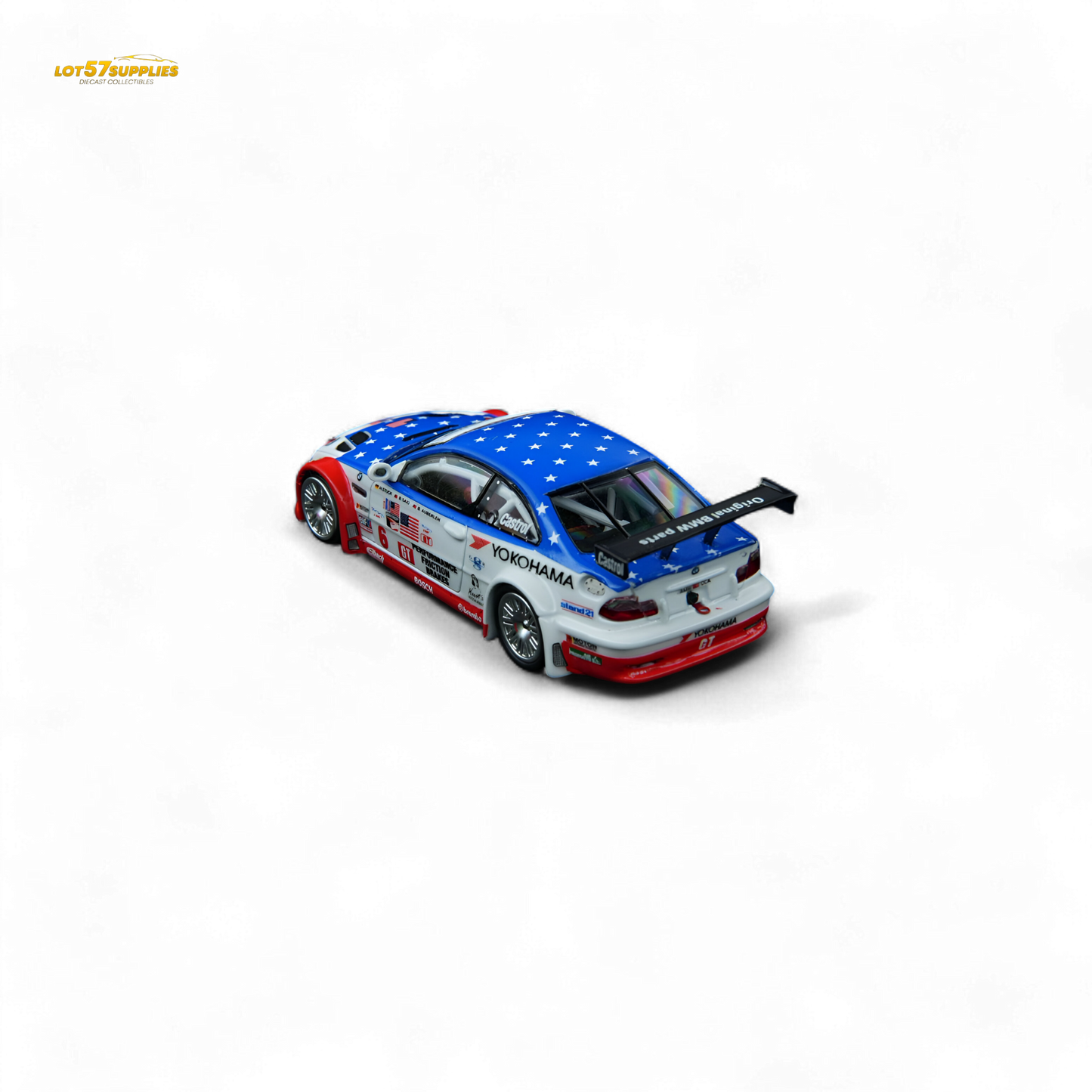 (Pre-Order) DCM & GOBOX M3 GTR E46 - YOKOHAMA 6 1:64