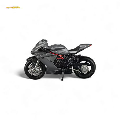 (Pre-Order) CM Model MV Agusta F3 Rosso - Metallic Gray 1:64