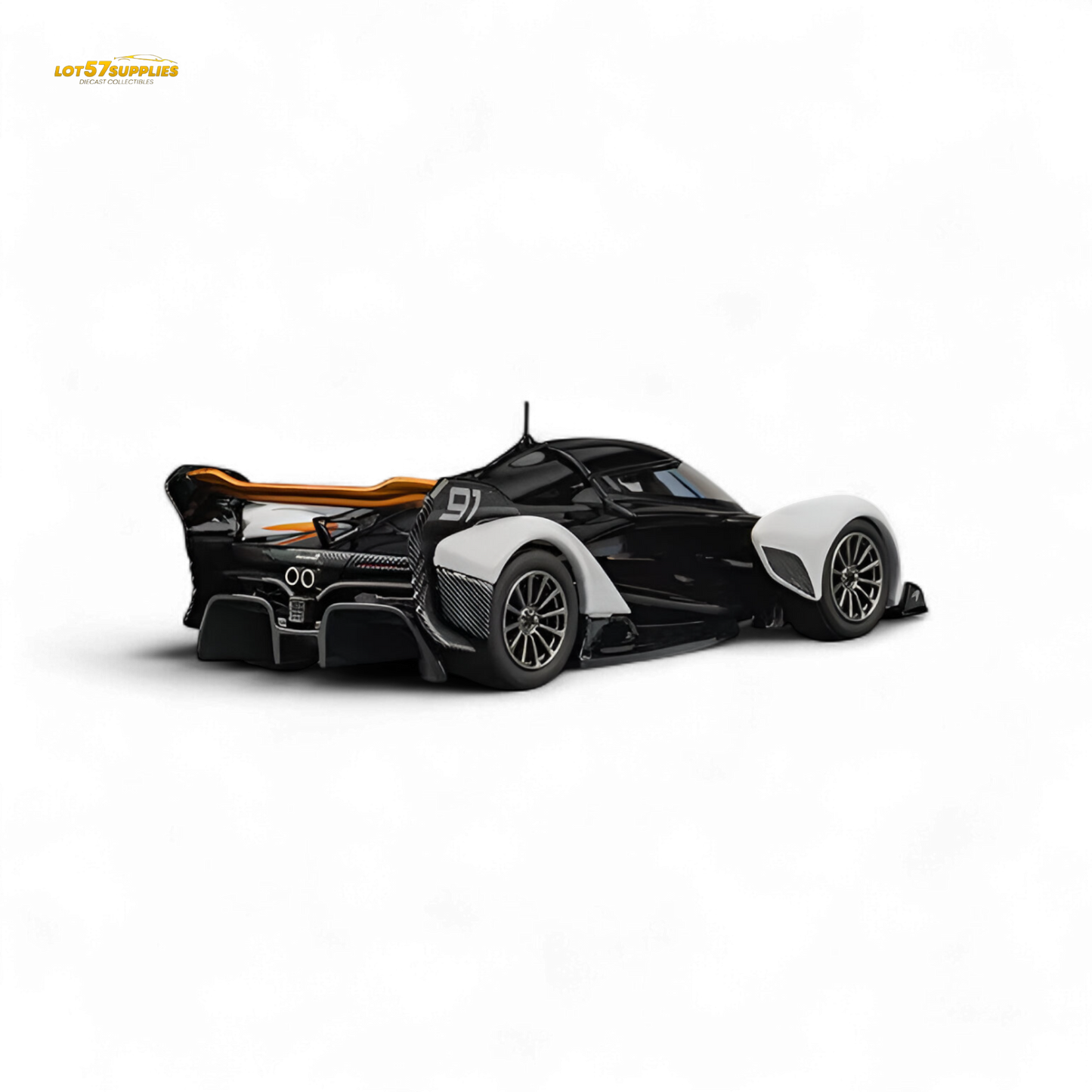 (Pre-Order) CM Model McLaren Solus GT - Black White 1:64