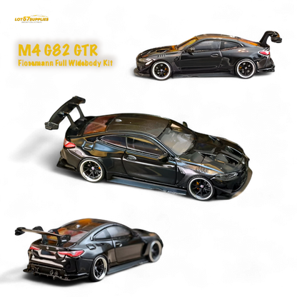 (Pre-Order) SW BMW M4 G82 Widebody Kit Bright Black 1:64