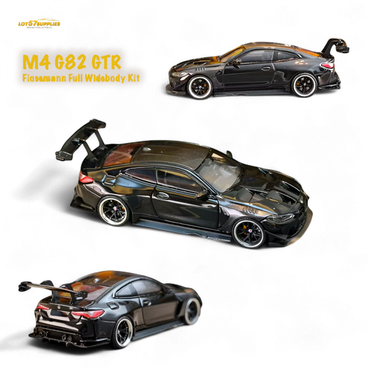 (Pre-Order) SW BMW M4 G82 Widebody Kit Bright Black 1:64