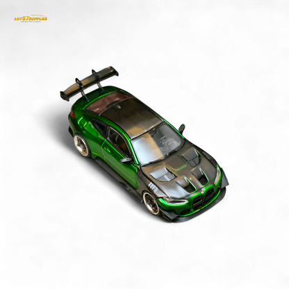 (Pre-Order) SW BMW M4 GTR Widebody Kit Gem Green 1:64