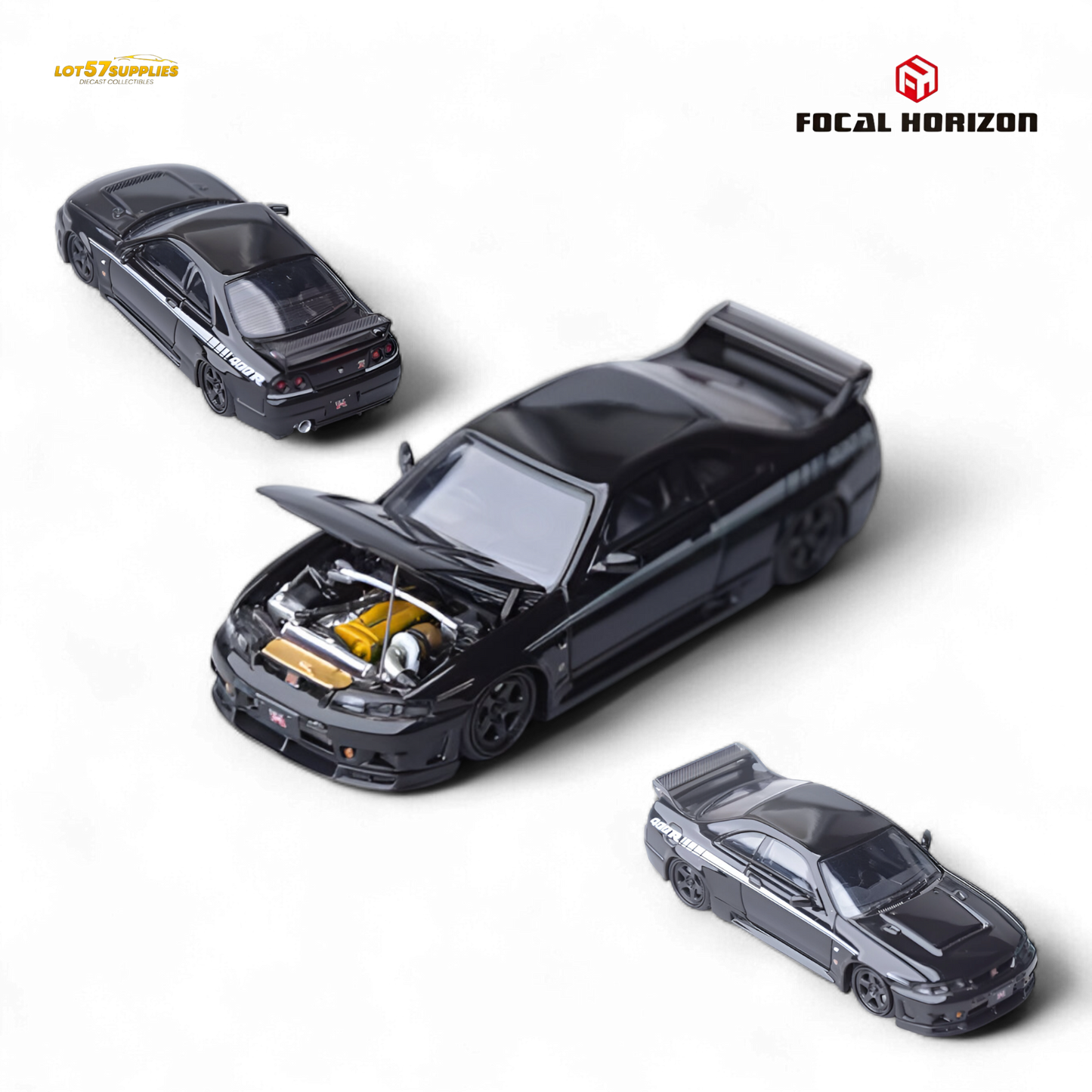 (Pre-Order) Focal Horizon Nissan Skyline GT-R R33 Nismo 400R Version - Black 1:64