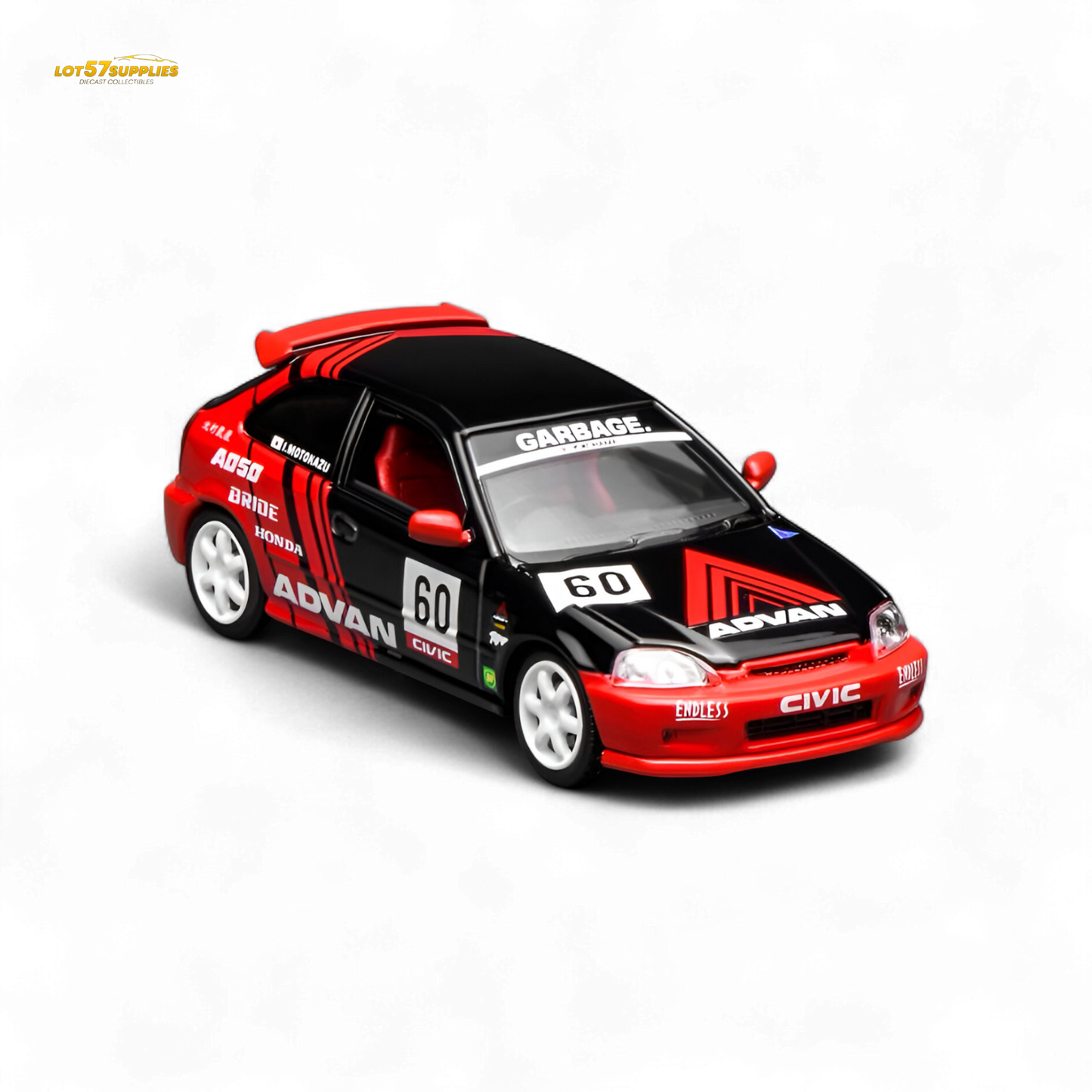 (Pre-Order) Motorhelix Honda Civic Type R EK9 Advan Livery 1:64