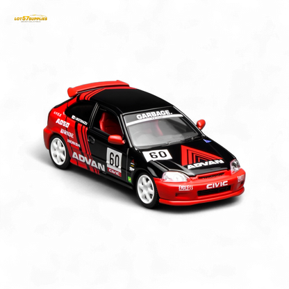 (Pre-Order) Motorhelix Honda Civic Type R EK9 Advan Livery 1:64