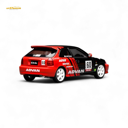 (Pre-Order) Motorhelix Honda Civic Type R EK9 Advan Livery 1:64